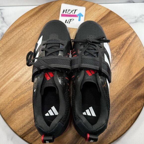 Mens size 12-Adidas Adipower nby Weightlifting 3 Black White Pure Ruby IH8232 main image 7